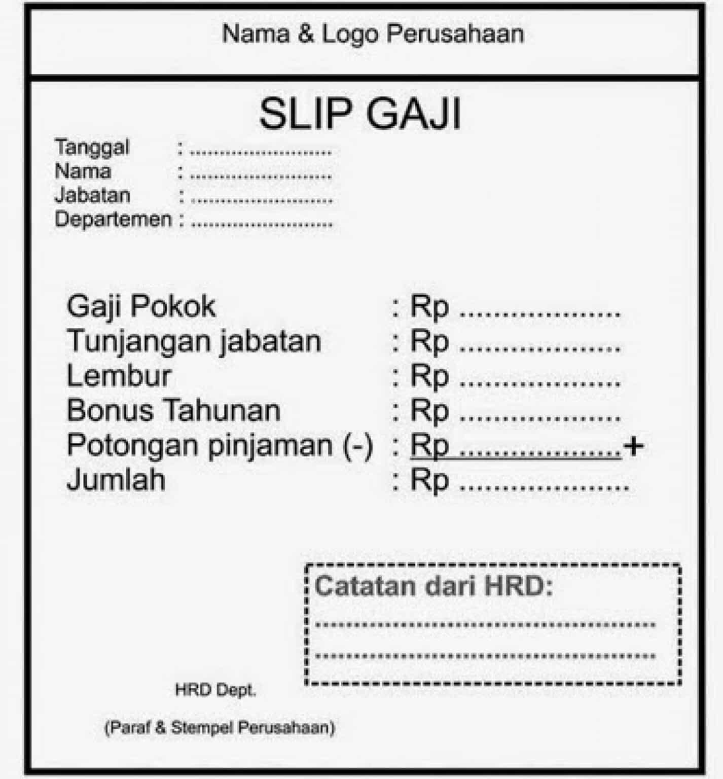 Pengertian Slip Gaji, Fungsi, Isi, Contoh & Cara Membuatnya